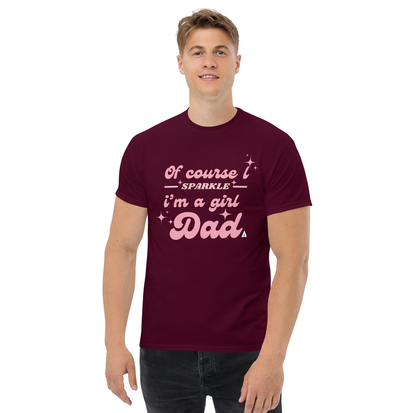 Girl Dad Sparkle Men’s T-shirt