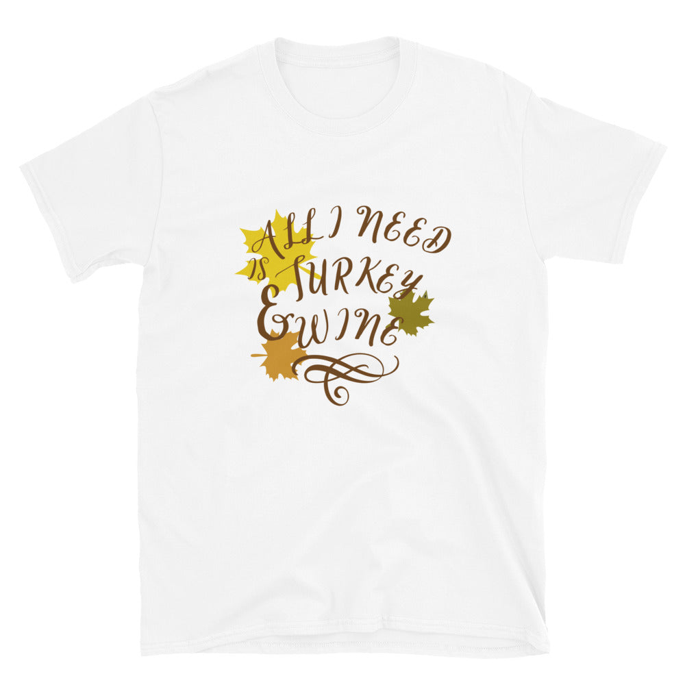Turkey and Wine Unisex T-Shirt